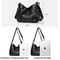 Women's High Quality Multi-Layer Soft Leather Shoulder Bag