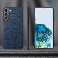 Genuine Leather Samsung Galaxy S22, S22 Plus, S22 Ultra Phone Case