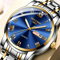 Men's Waterproof Stainless Steel Business Date Wrist Watch