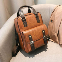 Women's Anti Theft PU Leather Backpack