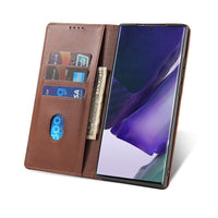 Samsung Galaxy Note20, Note20 Ultra Luxury Wallet Card Holder Leather Phone Cover