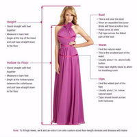 Women's Elegant Long Bridesmaid Wedding Party Dress