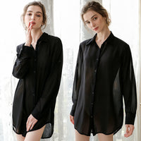 Women's Loose Style Long Tops Blouse Shirt
