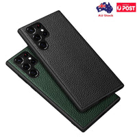 Genuine Leather Samsung Galaxy S22, S22 Plus, S22 Ultra Phone Case