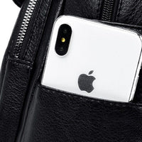 Women's Vintage Leather Backpack