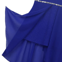 Girls' Sleeveless Sparkly Rhinestone Dress