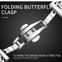 Men's Waterproof Stainless Steel Business Date Wrist Watch