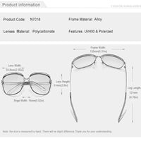 Women's Luxury Gradient Polarized Lens Sunglasses