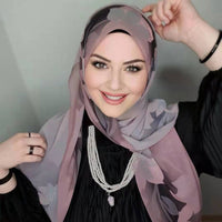 Women's Luxury Chiffon Head Wrap Hijab/Scarf