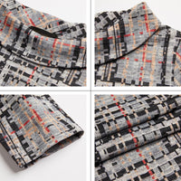 Women's Plaid Classic Elegant Loose Vintage Dress