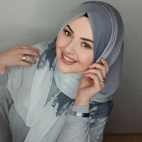Women's Luxury Chiffon Head Wrap Hijab/Scarf