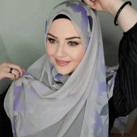 Women's Luxury Chiffon Head Wrap Hijab/Scarf