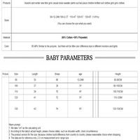 Girls' Casual Loose Knitted Sweater And Pant