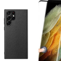 Genuine Leather Samsung Galaxy S22, S22 Plus, S22 Ultra Phone Case