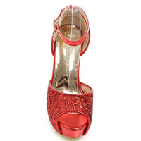 Women's New Thick Heel Platform Wedding Party Shoes