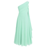 One Shoulder Princess Chiffon Dress