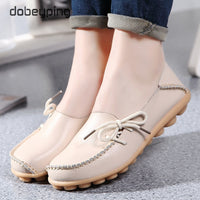 Women's Genuine Leather Flat Shoes