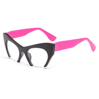 Retro Half Frame Cat Eyes Women's Glasses