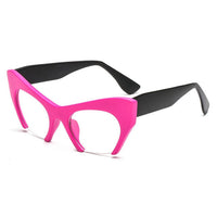 Retro Half Frame Cat Eyes Women's Glasses