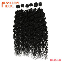 Afro Kinky Curly Hair Bundles Synthetic Hair Extension