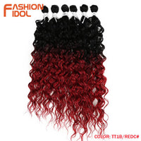 Afro Kinky Curly Hair Bundles Synthetic Hair Extension