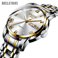 Men's Waterproof Stainless Steel Business Date Wrist Watch