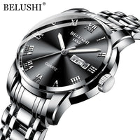 Men's Waterproof Stainless Steel Business Date Wrist Watch