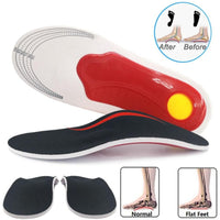Premium Orthotic Gel High Arch Support Flat Feet Insoles