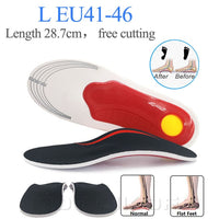 Premium Orthotic Gel High Arch Support Flat Feet Insoles