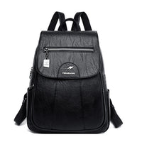 Women's Vintage Leather Backpack