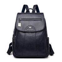 Women's Vintage Leather Backpack