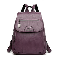 Women's Vintage Leather Backpack