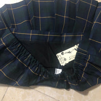 Women's Plaid Pleated High Waist Skirt