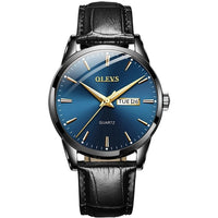 Men's Top Brand Popular Classic Quartz Waterproof Leather Wrist Watch