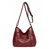 Women's High Quality Multi-Layer Soft Leather Shoulder Bag