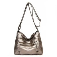 Women's High Quality Multi-Layer Soft Leather Shoulder Bag