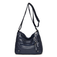 Women's High Quality Multi-Layer Soft Leather Shoulder Bag