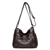 Women's High Quality Multi-Layer Soft Leather Shoulder Bag