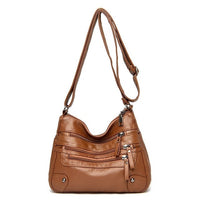 Women's High Quality Multi-Layer Soft Leather Shoulder Bag
