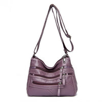 Women's High Quality Multi-Layer Soft Leather Shoulder Bag