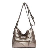 Women's High Quality Multi-Layer Soft Leather Shoulder Bag