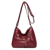 Women's High Quality Multi-Layer Soft Leather Shoulder Bag