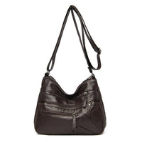 Women's High Quality Multi-Layer Soft Leather Shoulder Bag