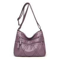 Women's High Quality Multi-Layer Soft Leather Shoulder Bag