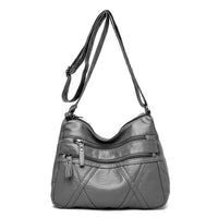 Women's High Quality Multi-Layer Soft Leather Shoulder Bag