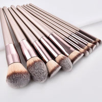 Champagne Makeup Brush set