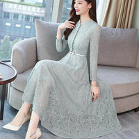 Vintage Lace Long Sleeve Dress
