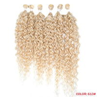 Afro Kinky Curly Hair Bundles Synthetic Hair Extension
