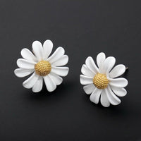 Cute Small Daisy Flower Stud Earrings