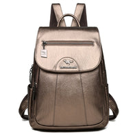 Women's Vintage Leather Backpack